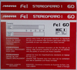 Compact Cassette Sonovox Fe I 60 Type I Normal 1985 Portugal
