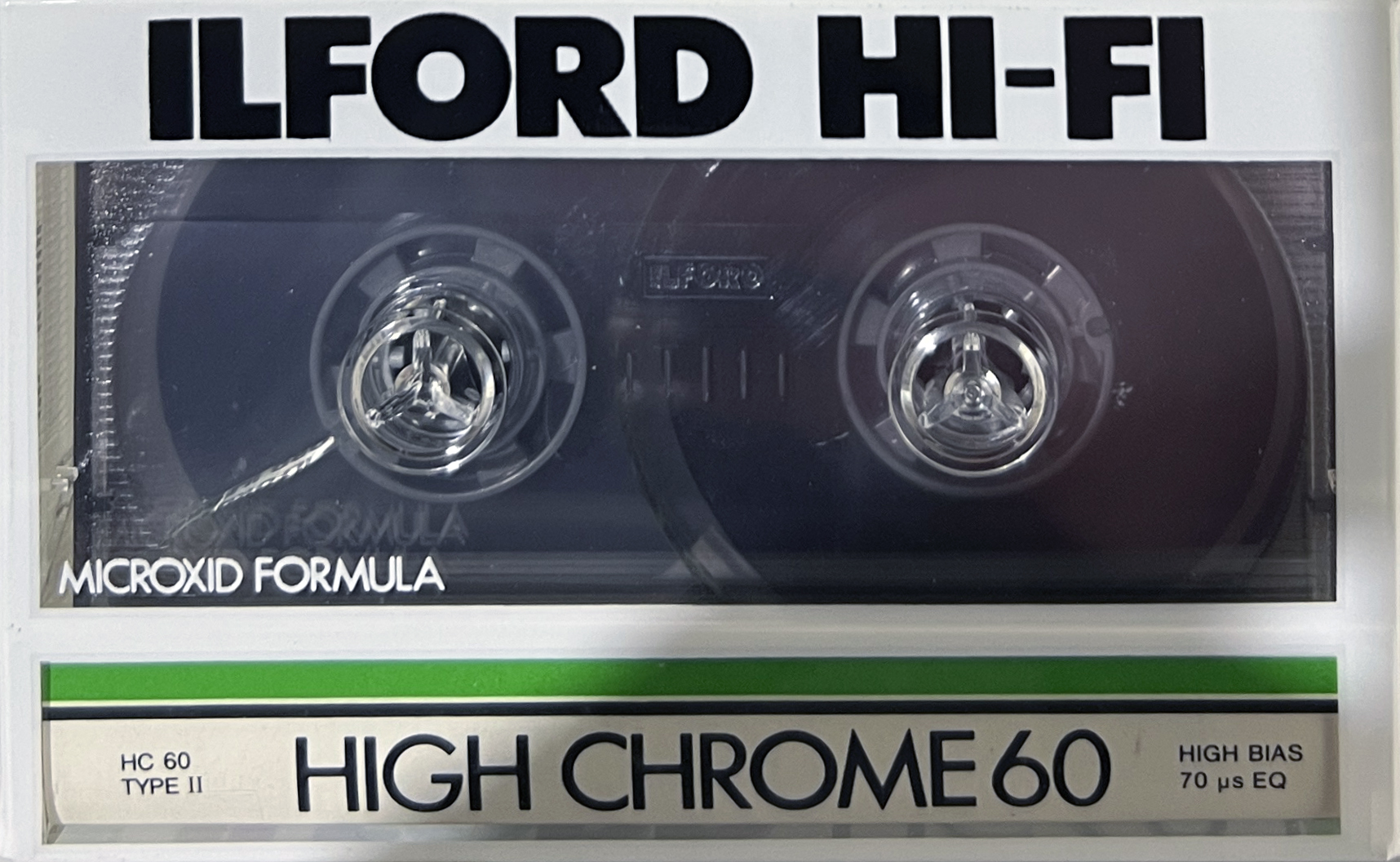 Compact Cassette Ilford HC 60 "High Chrome" Type II Chrome 1984 Europe