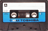 Compact Cassette Toshiba AX 60 Type II Chrome 1980 Europe