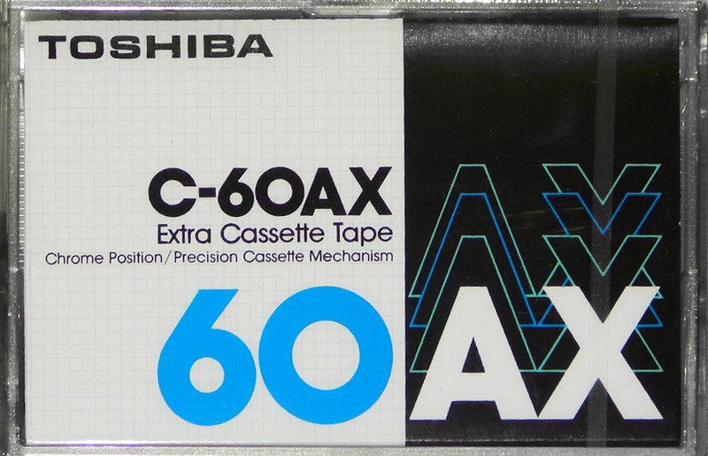 Compact Cassette Toshiba AX 60 Type II Chrome 1980 Europe