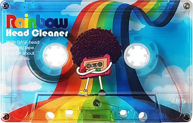 Compact Cassette Rainbow Cleaning Cassette 2018 UK