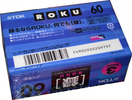 3 pack TDK Roku 60 "RK-60X3" Type I Normal 2000 Japan