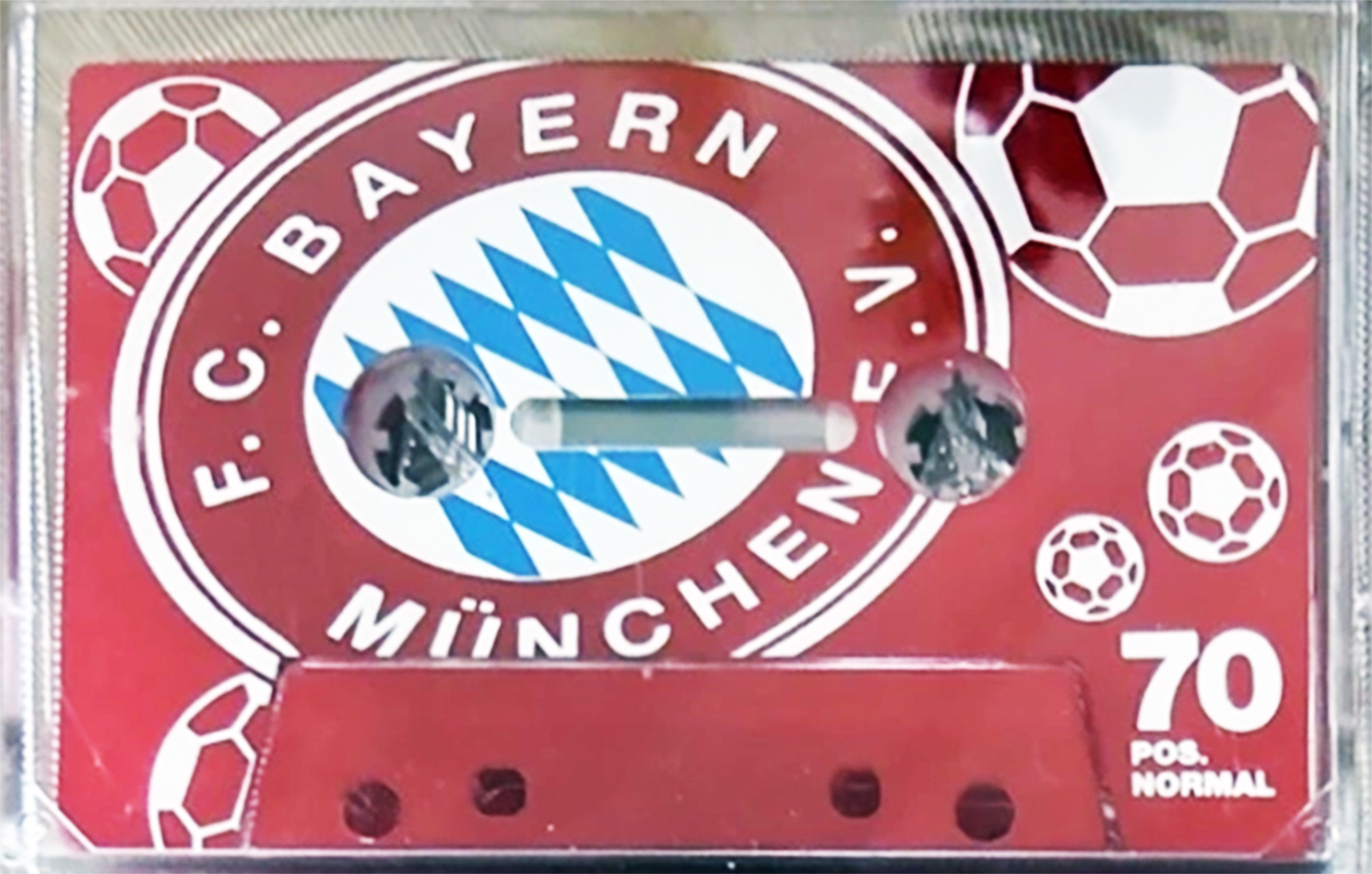 Compact Cassette BASF 70 "F.C. Bayern Munchen F.V." Type I Normal 1991 Germany