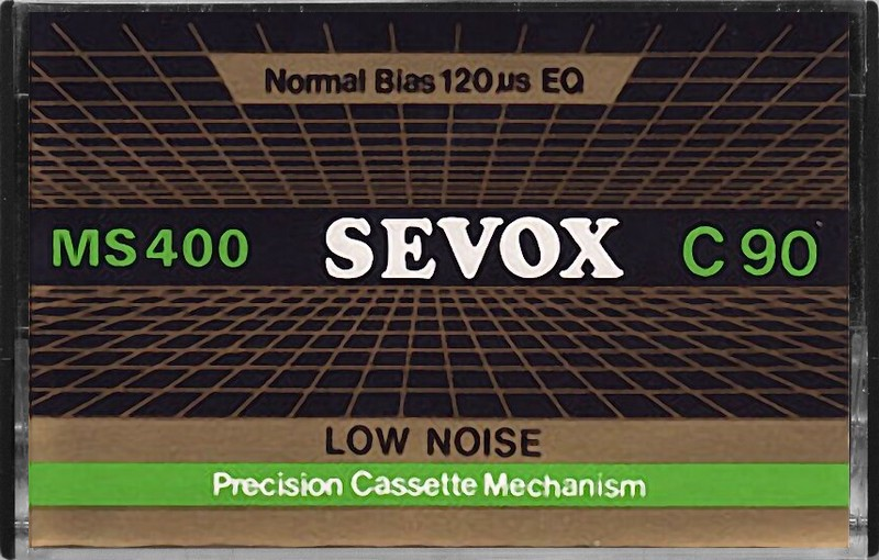 Compact Cassette Sevox 90 Type I Normal Hong Kong