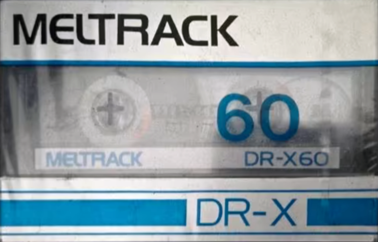 Compact Cassette Meltrack DR-X 60 Type I Normal 1988 India