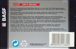 Compact Cassette BASF CR II-Studio 90 Type II Chrome 1994 Europe