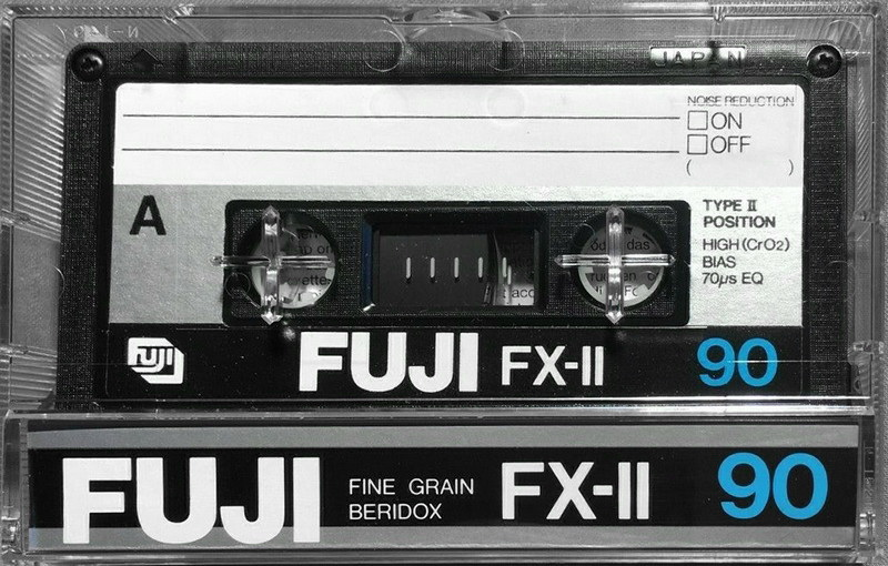 Compact Cassette Fuji FX-II 90 Type II Chrome 1977 Europe, North America