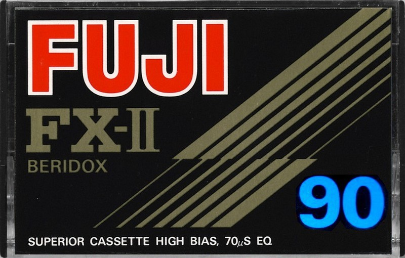 Compact Cassette Fuji FX-II 90 Type II Chrome 1977 Europe, North America