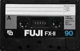 Compact Cassette Fuji FX-II 90 Type II Chrome 1977 Europe, North America
