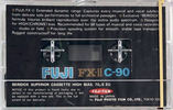 Compact Cassette Fuji FX-II 90 Type II Chrome 1977 Europe, North America