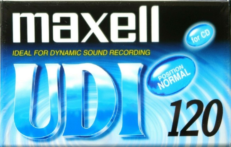 Compact Cassette Maxell UDI / UD1 120 "UD1-120(L)" Type I Normal 2002 Worldwide