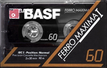 Compact Cassette BASF Ferro Maxima I 60 Type I Normal 1991 Europe