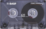 Compact Cassette BASF Ferro Maxima I 60 Type I Normal 1991 Europe
