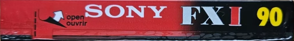 Compact Cassette Sony FX 90 "C-90FX1B" Type I Normal 1996 Europe