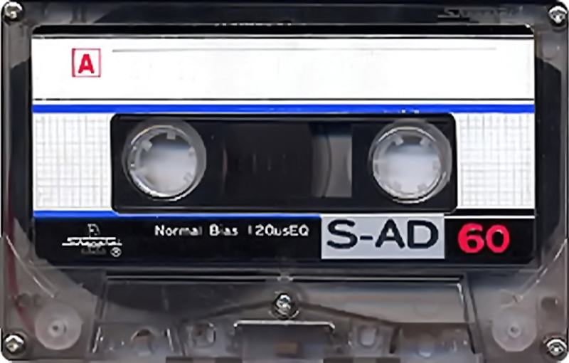 Compact Cassette Shanghai 60 "S-AD" Type I Normal China