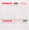 Compact Cassette Universal 90 Type I Normal Hong Kong