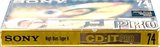 Compact Cassette Sony CD-IT PRO 74 "C-74CDPC" Type II Chrome 1997 North America