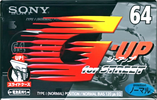 Compact Cassette Sony G-UP 64 "C-64GUP1" Type I Normal 1997 Japan