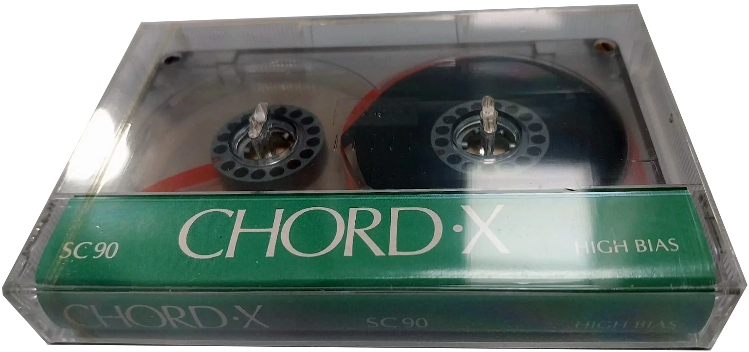Compact Cassette Chord-x SC 90 Type II Chrome 1990 Italy