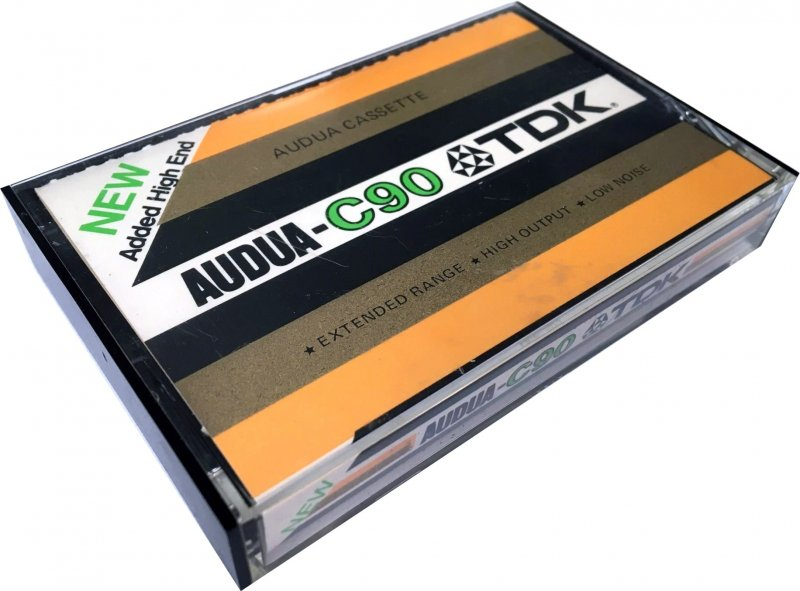 Compact Cassette TDK Audua 90 Type I Normal 1975 Europe, USA