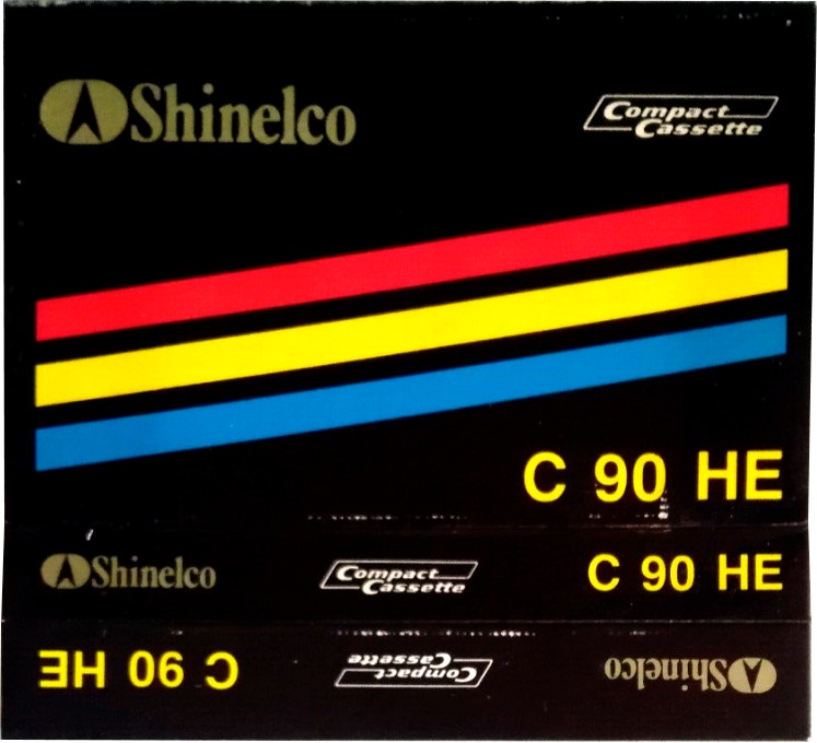 Compact Cassette Shinelco HE 90 Type I Normal 1980 Italy