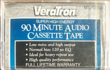 Compact Cassette Veratron 90 Type I Normal China