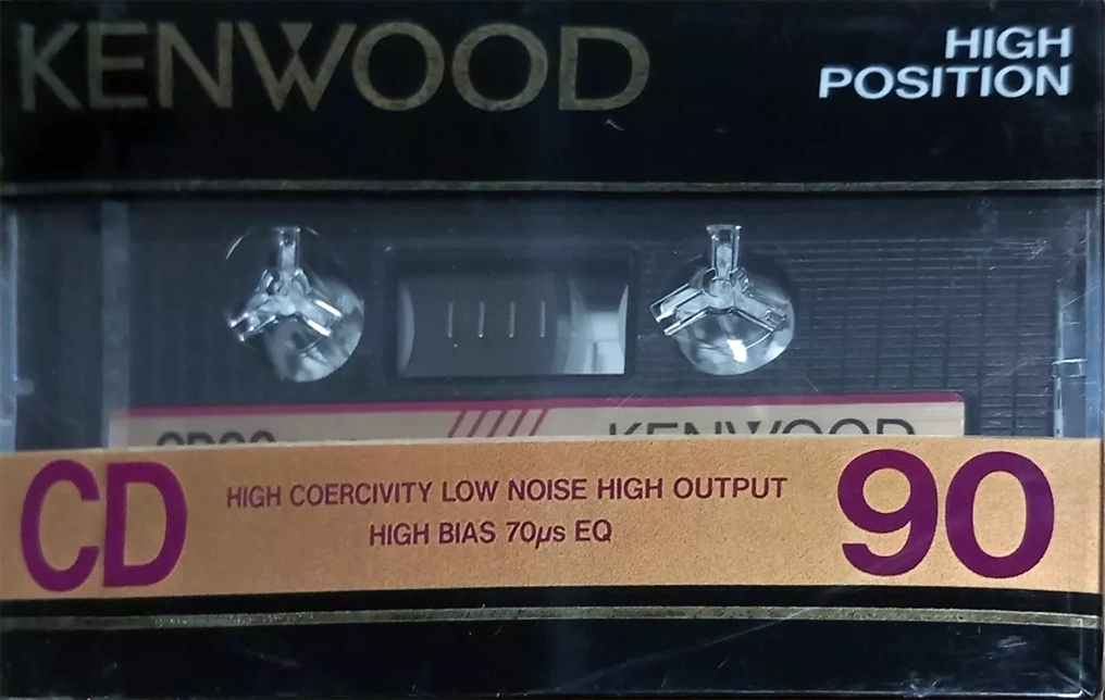 Compact Cassette Kenwood CD 90 Type II Chrome 1985 Japan