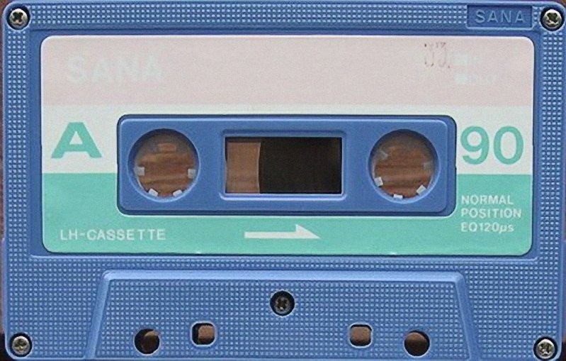 Compact Cassette Sana 90 Type I Normal Japan