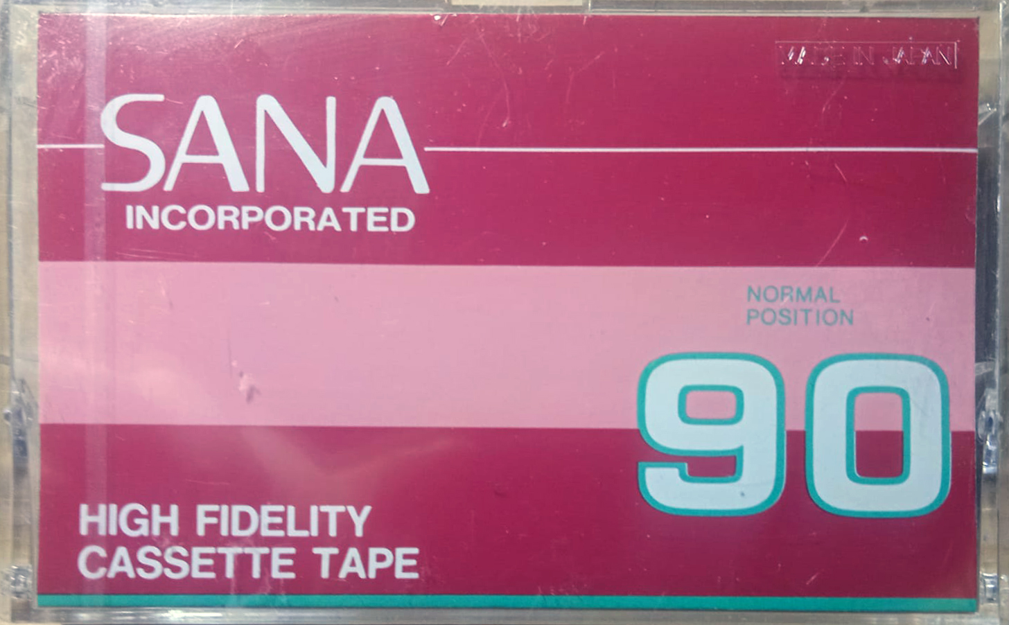 Compact Cassette Sana 90 Type I Normal Japan