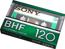 Compact Cassette Sony BHF 120 Type I Normal 1982 Japan