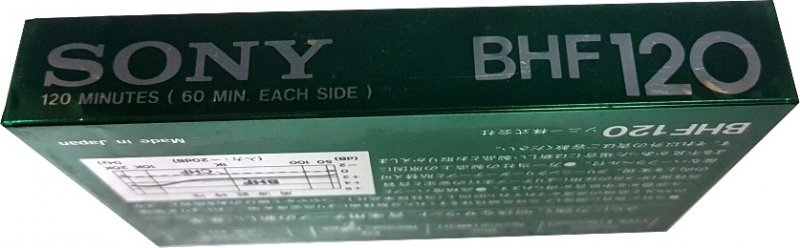 Compact Cassette Sony BHF 120 Type I Normal 1982 Japan
