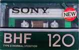 Compact Cassette Sony BHF 120 Type I Normal 1982 Japan