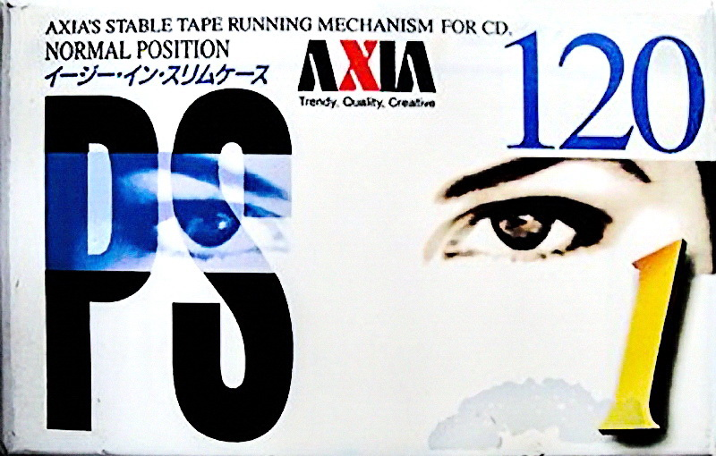 Compact Cassette AXIA PS-I / PS-1 120 "PS1G 120" Type I Normal 1995 Japan