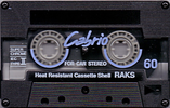 Compact Cassette RAKS Cabrio 60 Type II Chrome 1993 Europe
