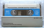 Compact Cassette Audio Pro 60 "#771-C060-PB" Type II Chrome USA