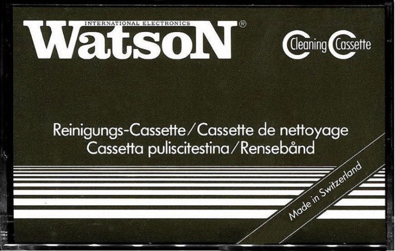Compact Cassette Watson Cleaning Cassette 1979 Europe