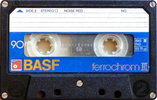 Compact Cassette BASF Ferrochrom 90 Type III Ferro Chrome 1979 Europe
