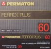 Compact Cassette Permaton Ferro I Plus 60 Type I Normal 1980 Europe