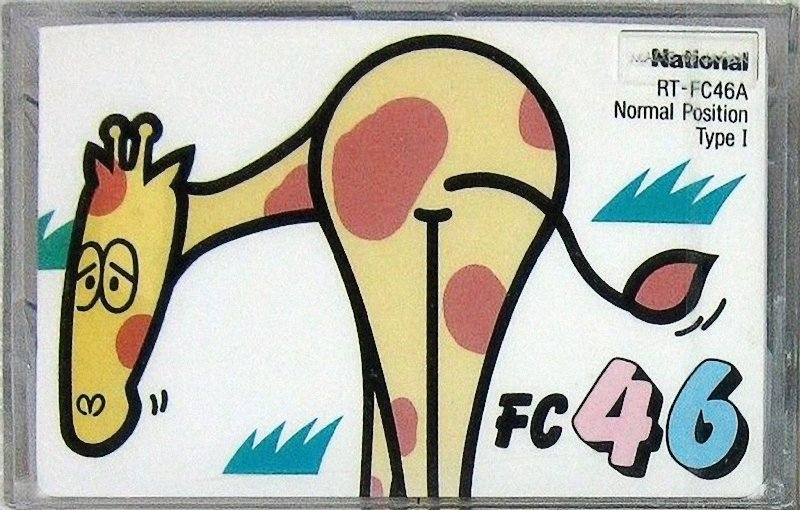 Compact Cassette National FC 46 "RT-FC46A" Type I Normal 1982 Japan