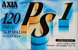 Compact Cassette AXIA PS-I / PS-1 120 "PS1F 120" Type I Normal 1993 Japan