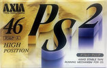 Compact Cassette AXIA PS-II / PS-2 46 "PS2F 46" Type II Chrome 1993 Japan