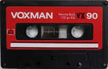 Compact Cassette Voxman VX 90 Type I Normal 1986 Worldwide