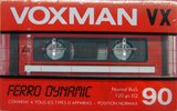 Compact Cassette Voxman VX 90 Type I Normal 1986 Worldwide