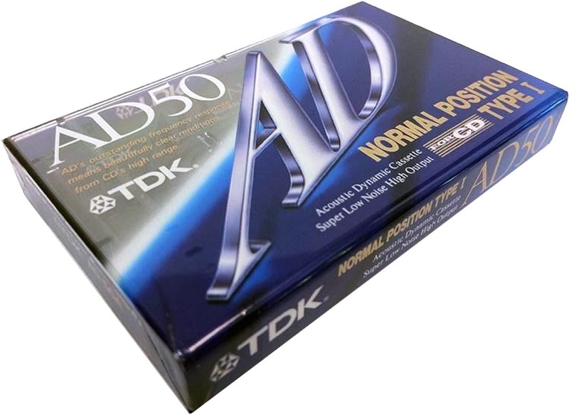 Compact Cassette TDK AD 50 "AD-50A" Type I Normal 1992 Japan