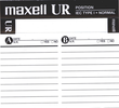 Compact Cassette Maxell UR 120 Type I Normal 2000 North America