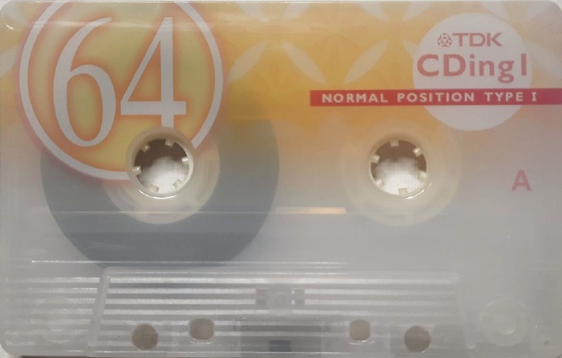 Compact Cassette TDK CDing 1 64 "CD1-64L" Type I Normal 2000 Japan