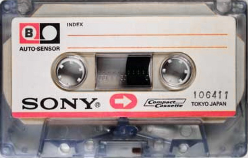 Compact Cassette Sony 30 "CDE-31" Demonstration Tape 1969 Japan