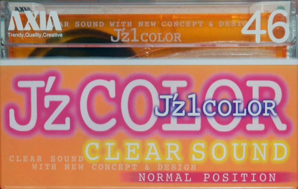 Compact Cassette AXIA J`z 1 Color 46 "JZ1J 46" Type I Normal 2001 Japan