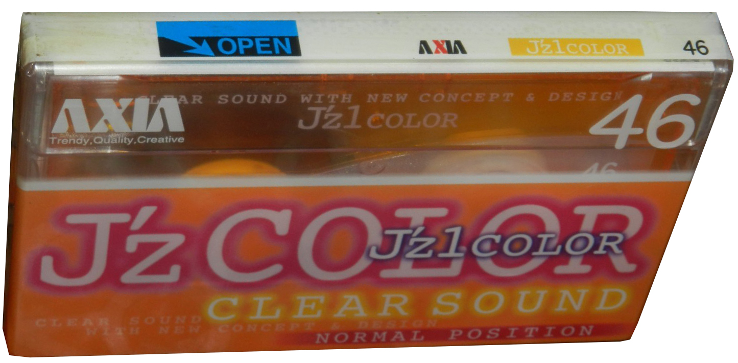 Compact Cassette AXIA J`z 1 Color 46 "JZ1J 46" Type I Normal 2001 Japan