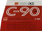 Compact Cassette Sharp LN 90 "C-90P" Type I Normal 1974 Worldwide